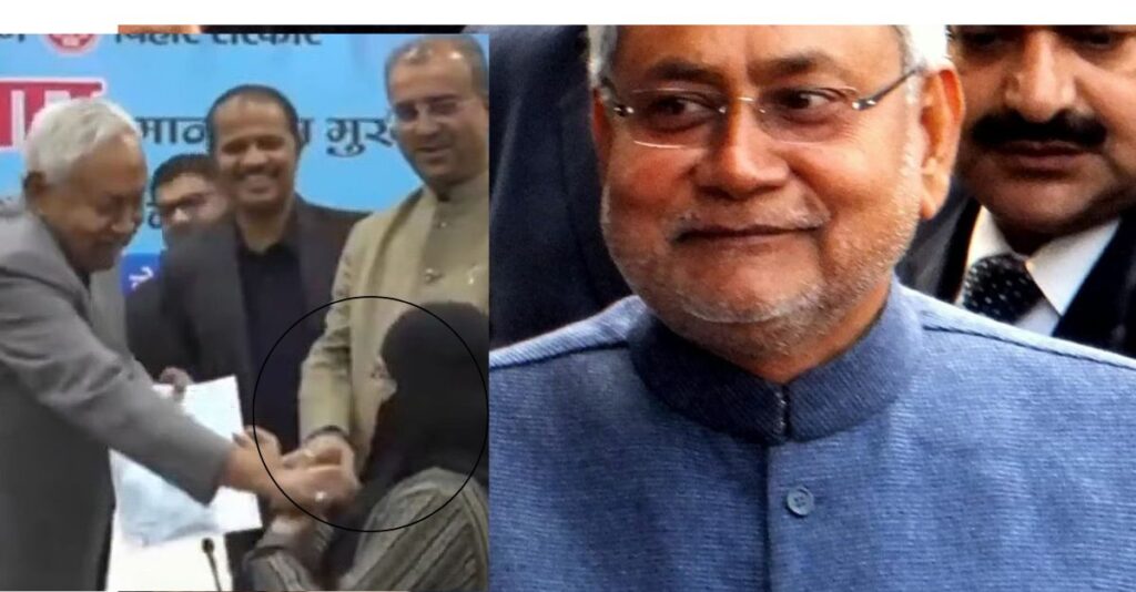 Nitish Kumar Sparks Hijab Controversy