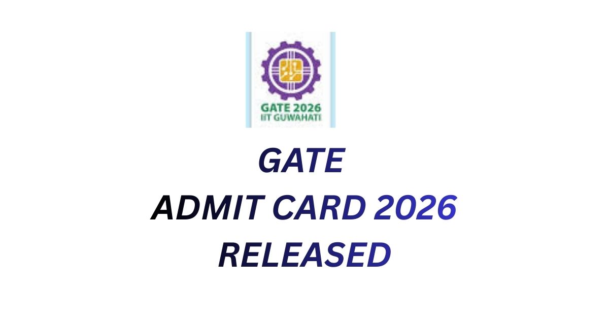 GATE 2026 Admit Card Released