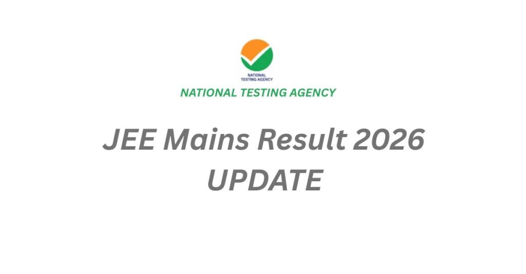 JEE Mains Result 2026 Update