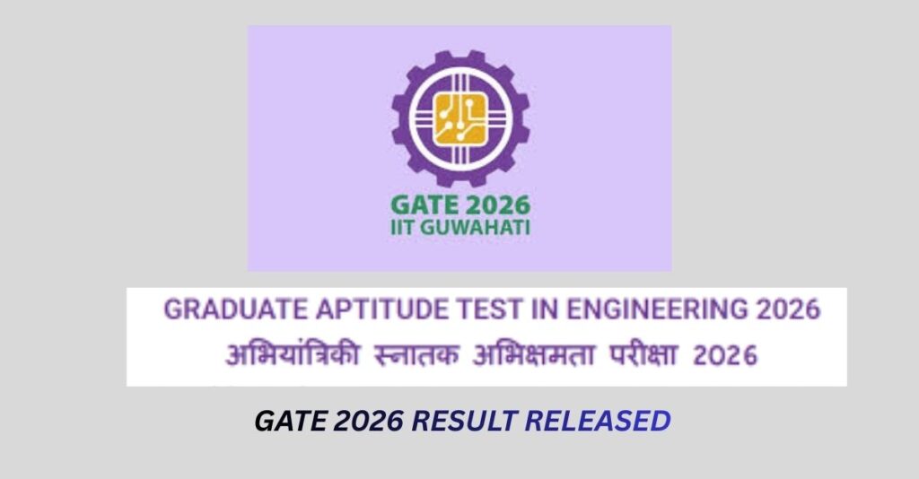 GATE 2026 RESULT RELEASED