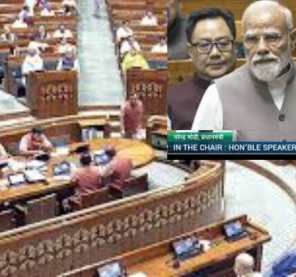 PM Modi's speech in lok sabha highlights