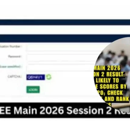 JEE Main 2026 Result LIVE Update