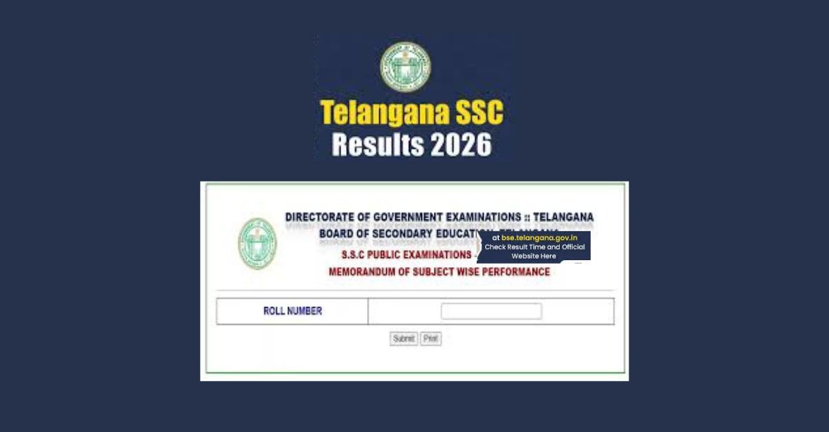 SSC 10th Class Telangana Result 2026