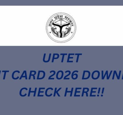 UPTET 2026 Admit Card Out