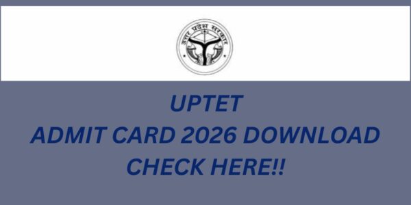 UPTET 2026 Admit Card Out