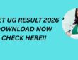 NEET UG RESULT 2026 DOWNLOAD NOW CHECK HERE!!